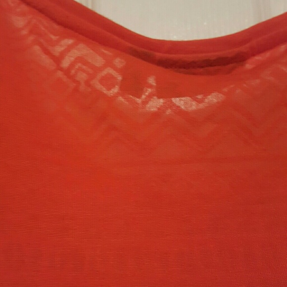 3X  Orange Apt 9 Aztec Burnout Print Tank #64 - Picture 4 of 4